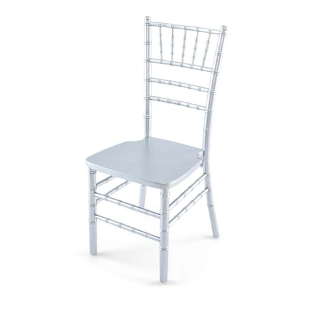Atlas Commercial Products Wood Chiavari Chair, Silver WCC4SLV